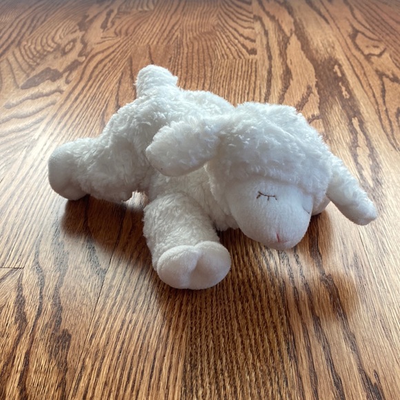 Gund Winky Lamb Rattle Stuffed Animal - Picture 1 of 4